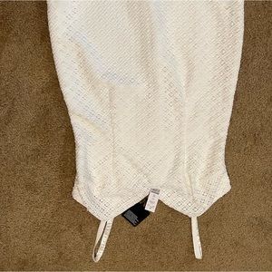 WHBM White Eyelet Dress